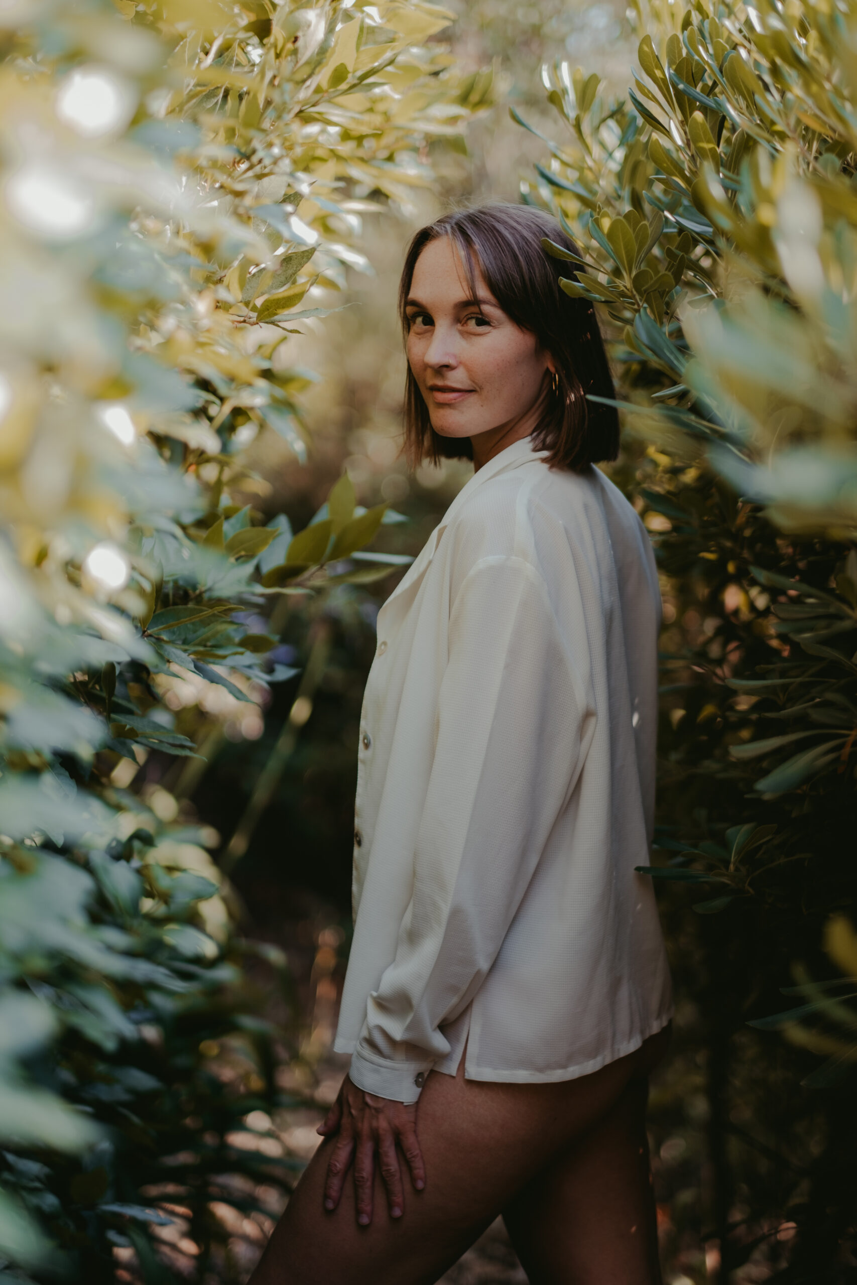 Intimate photoshoot in nature