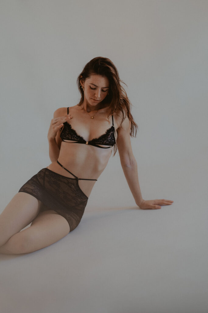 Sesión de fotos para marca de lencería