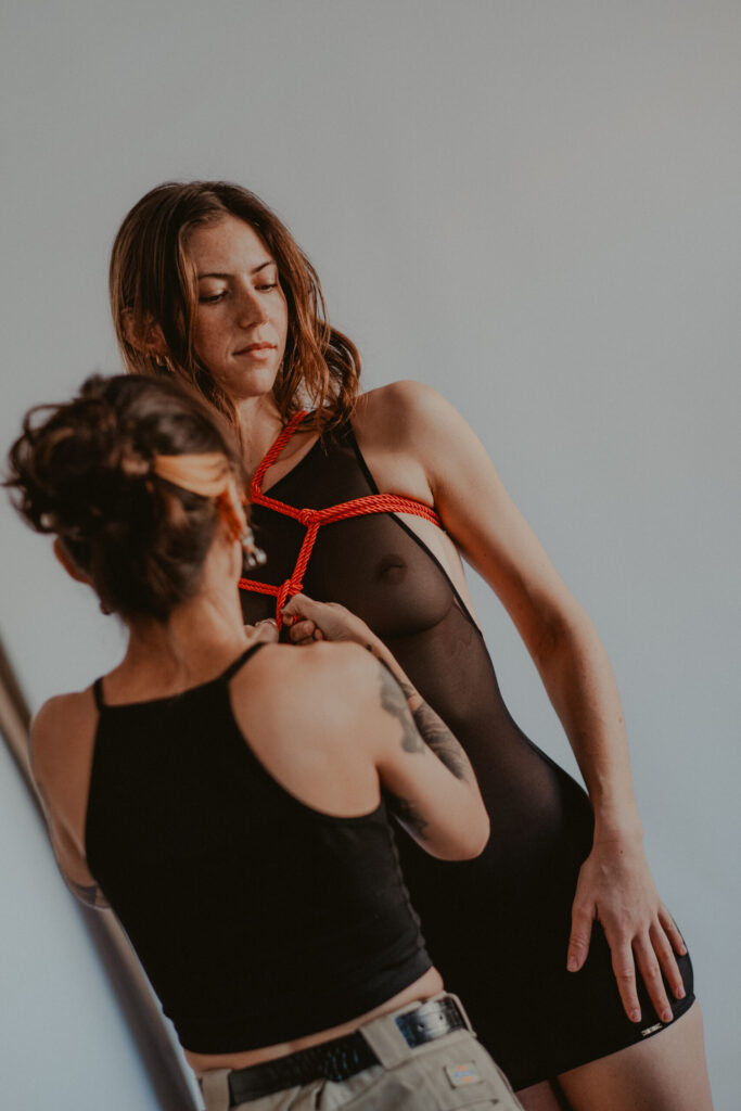 Sesión de fotos para marca de lencería