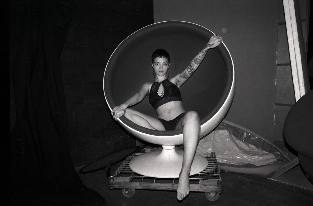 Studio photo session