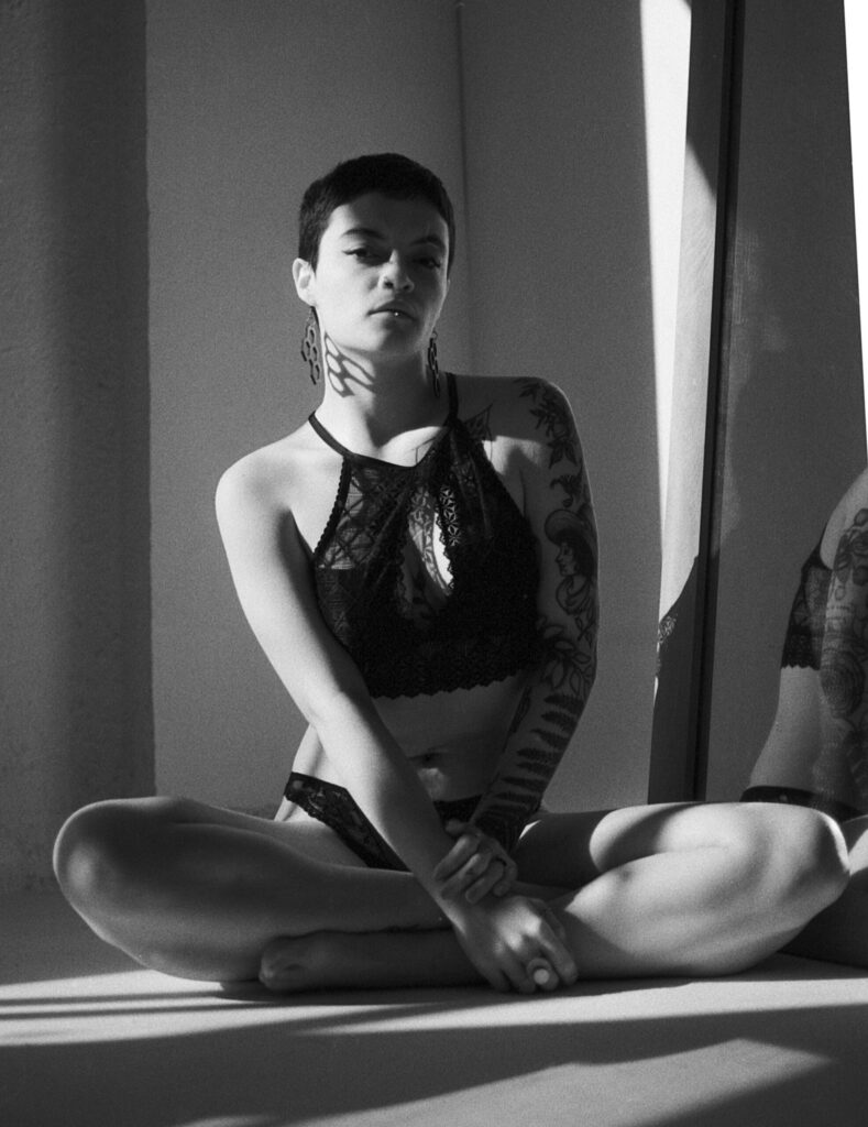 Studio photo session