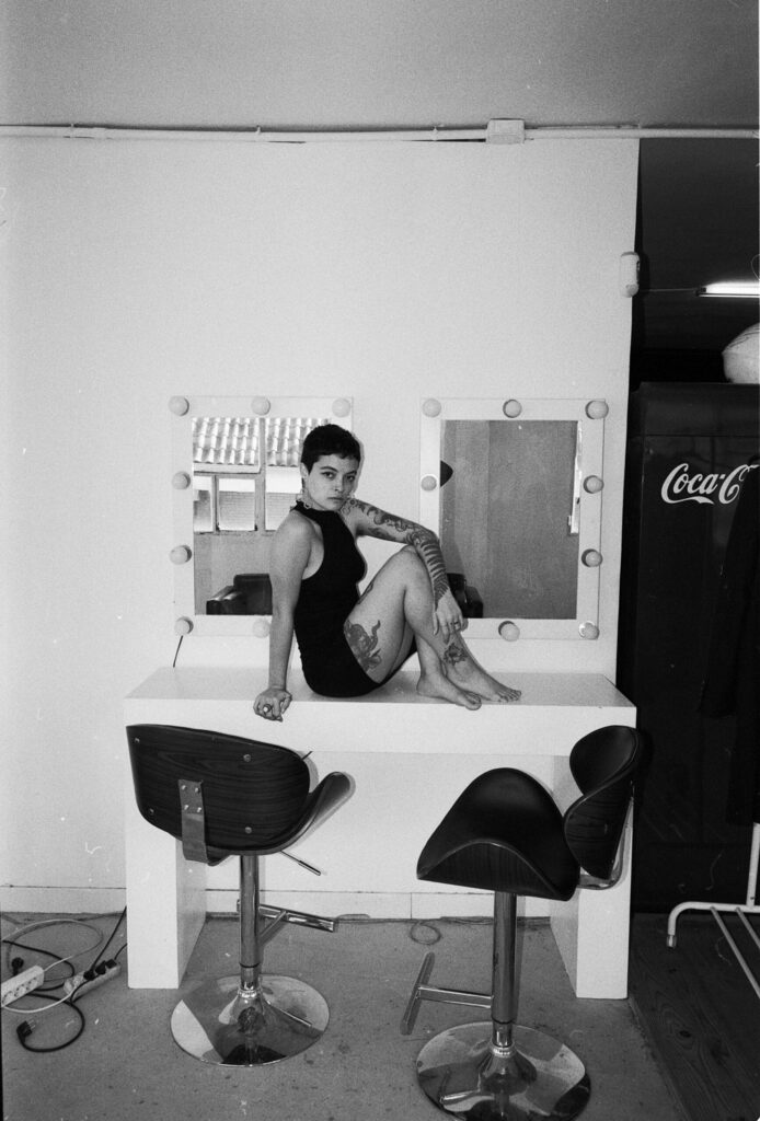 Studio photo session