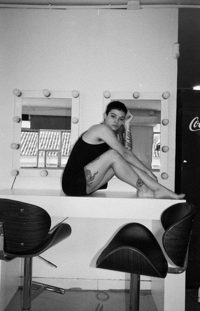 Studio photo session