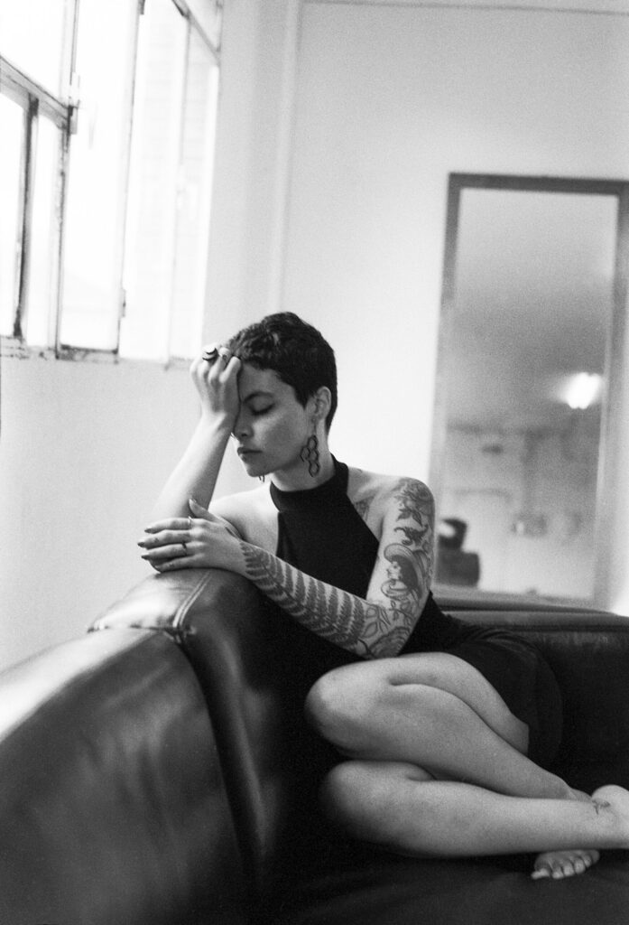 Studio photo session