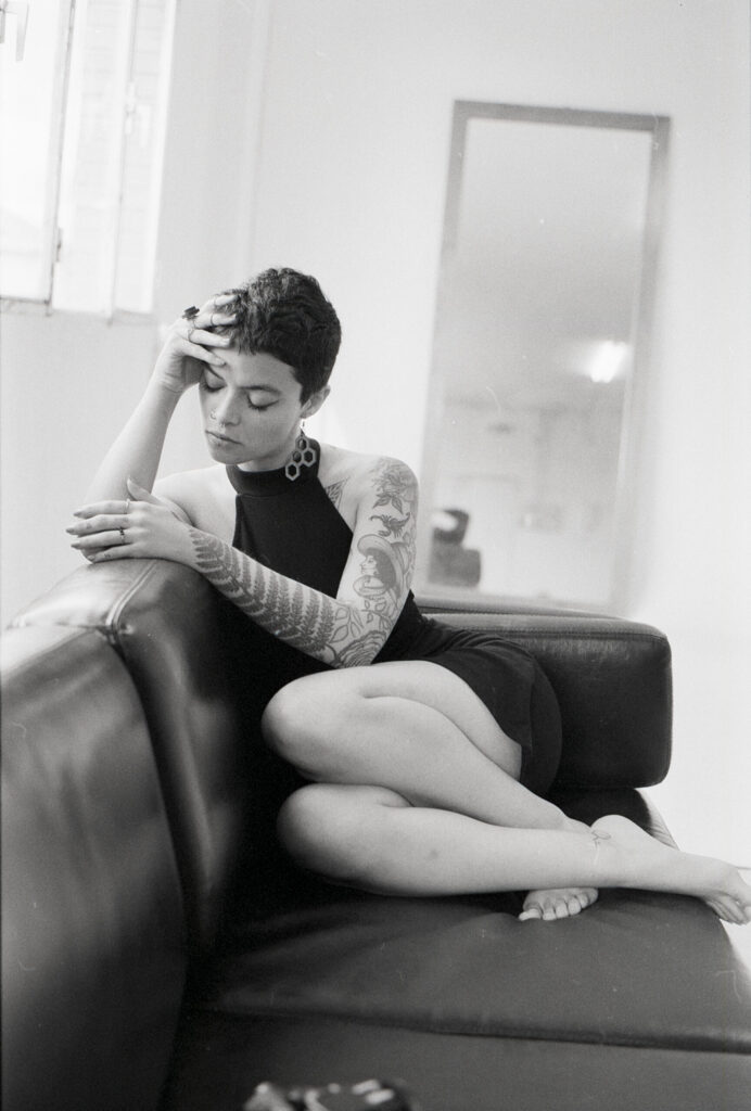 Studio photo session