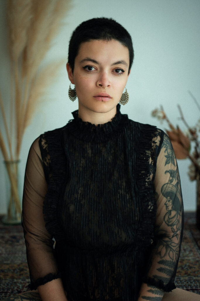 Intimate studio photo session