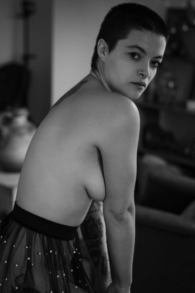 Intimate photo shoot