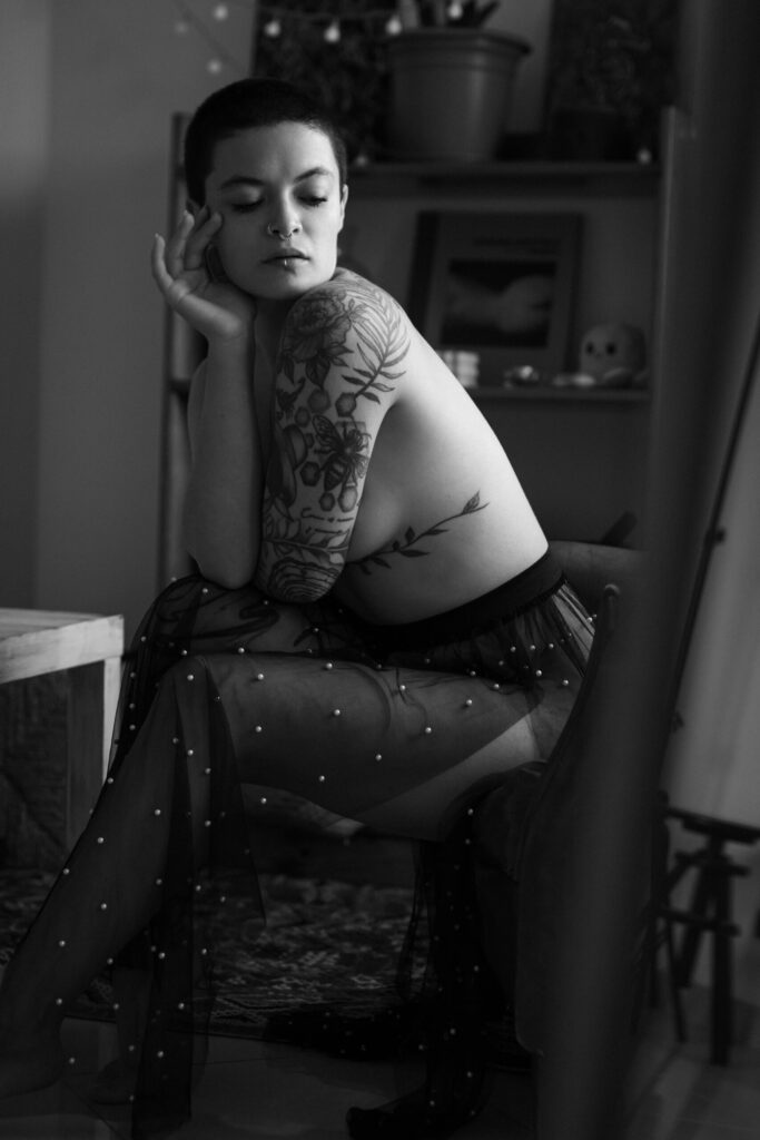 Intimate photo shoot