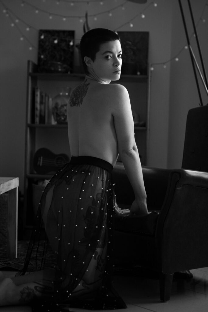 Intimate photo shoot