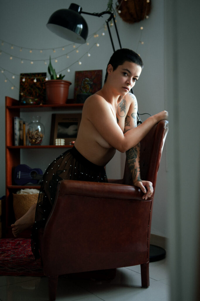 Intimate photo shoot