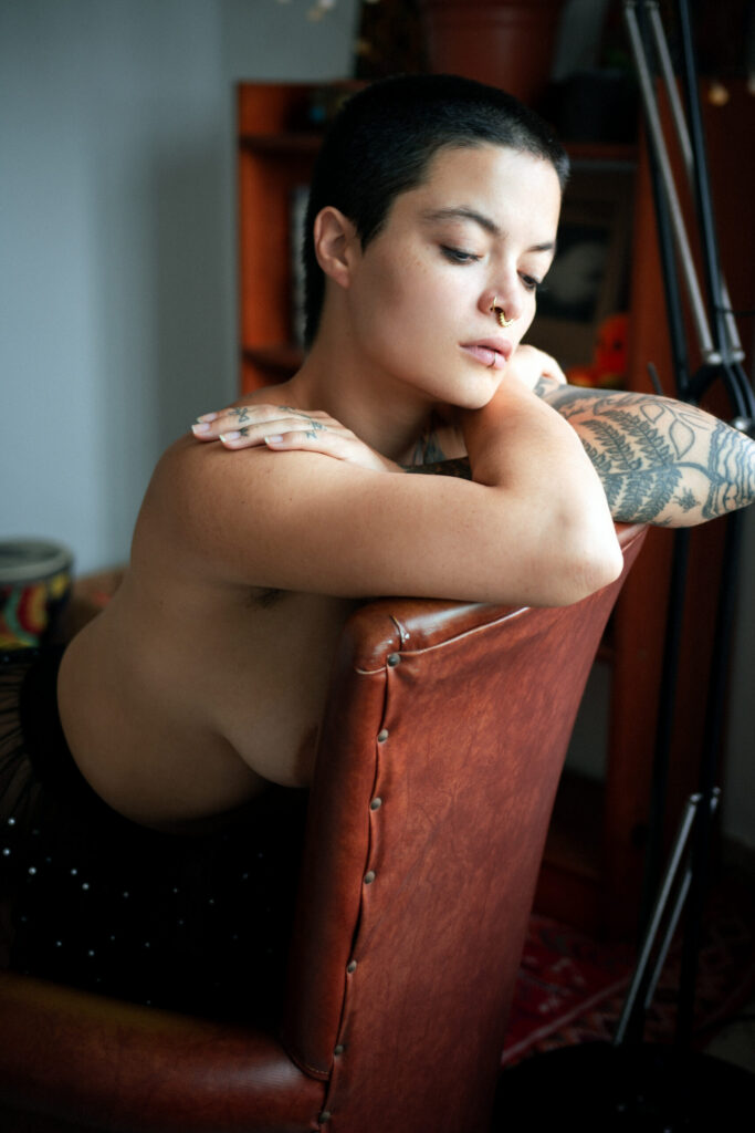 Intimate photo shoot