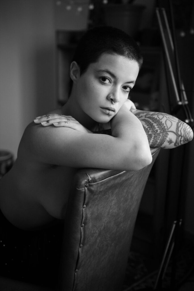 Intimate photo shoot