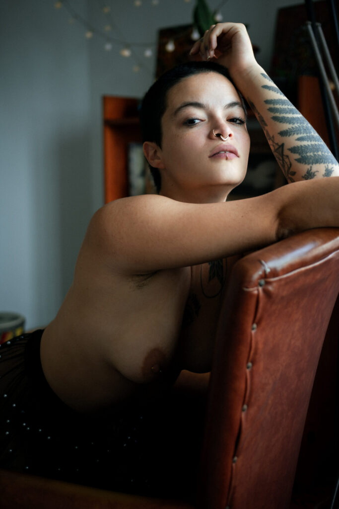 Intimate photo shoot