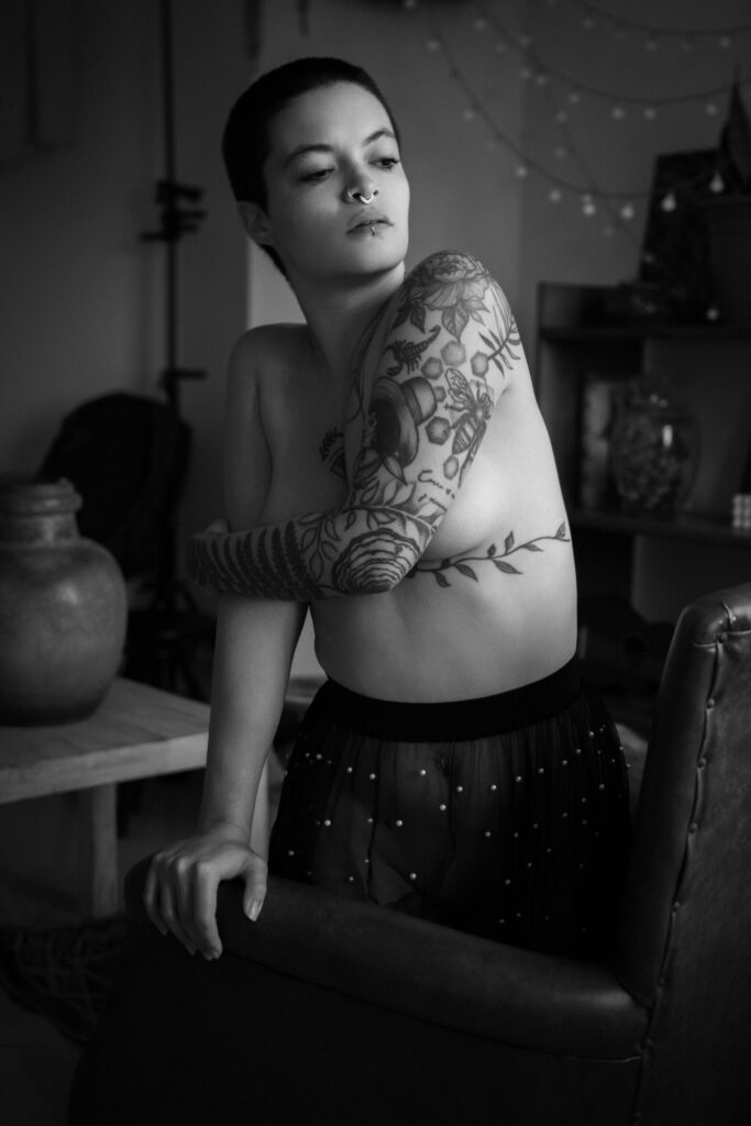 Intimate photo shoot