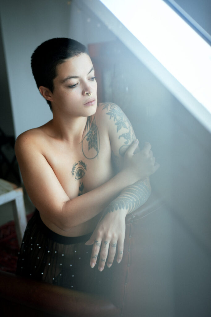 Intimate photo shoot