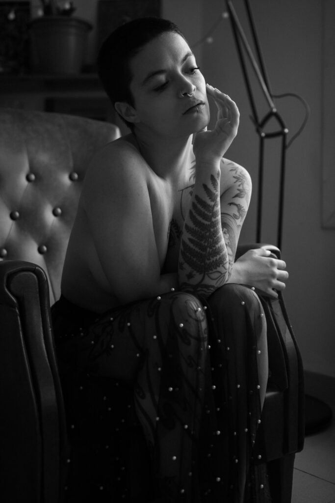 Intimate photo shoot