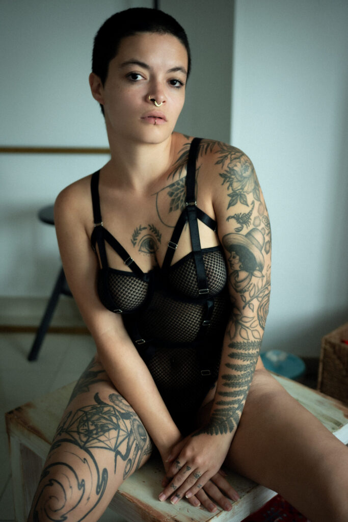 Intimate photo shoot