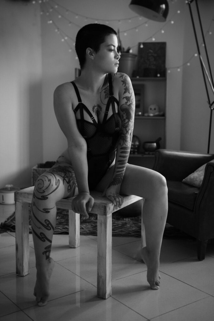 Intimate photo shoot