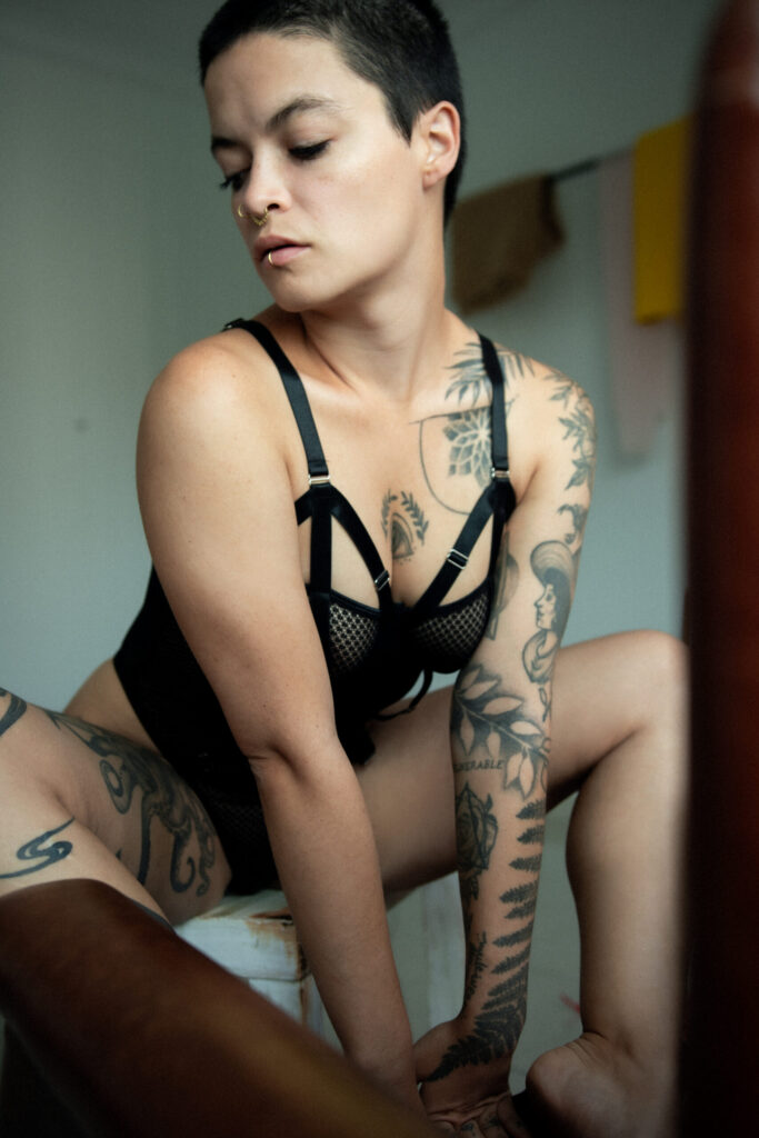 Intimate photo shoot