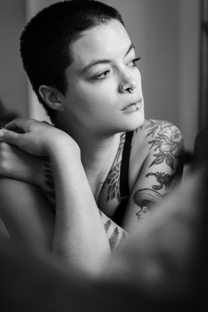 Intimate photo shoot