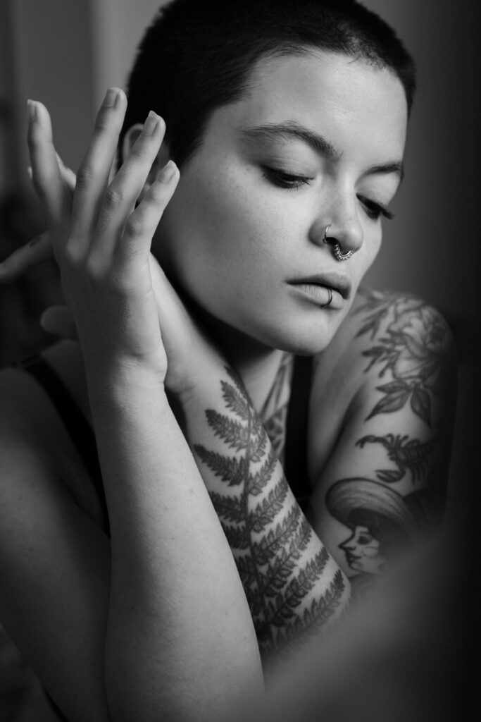 Intimate photo shoot