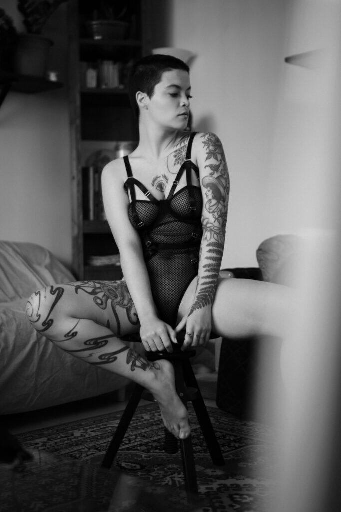 Intimate photo shoot