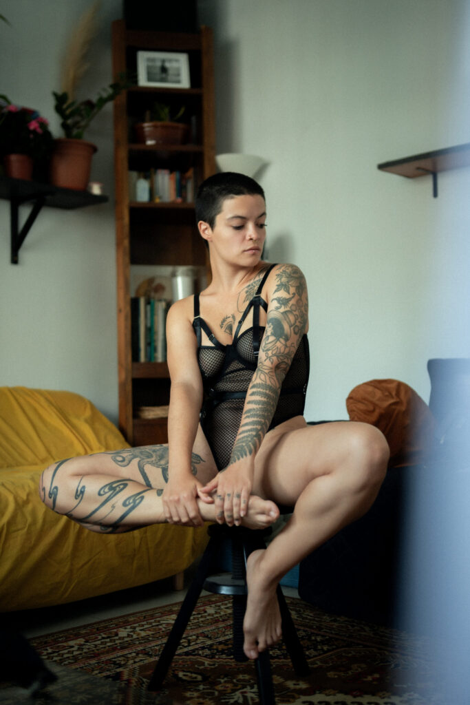 Intimate photo shoot