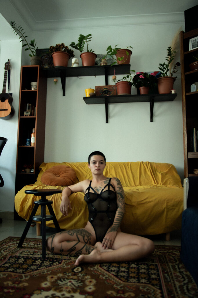 Intimate photo shoot