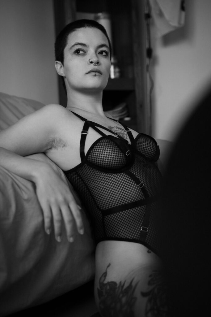 Intimate photo shoot