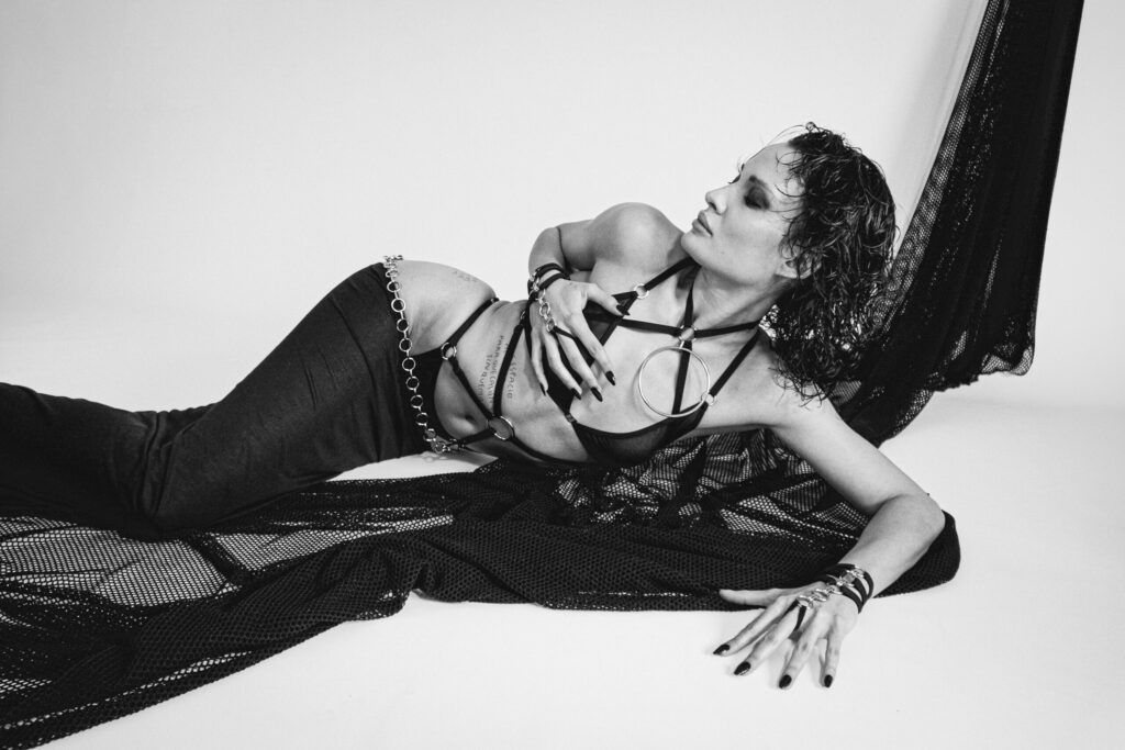 Photoshoot for lingerie brand