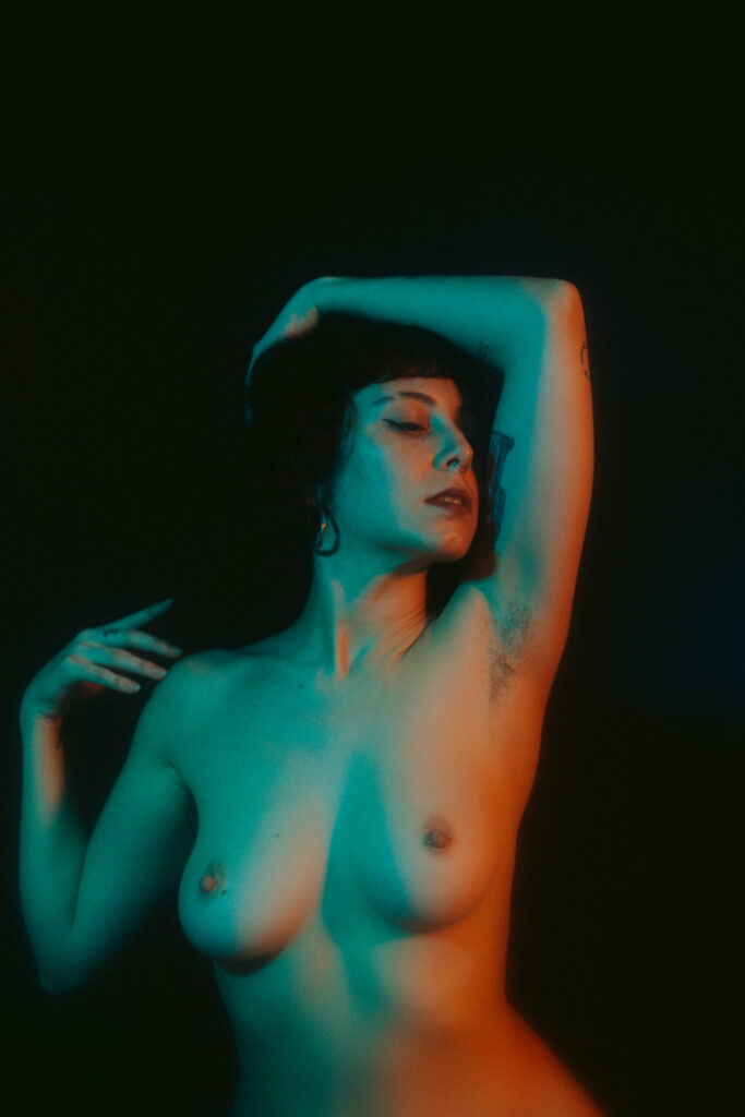 Intimate photo shoot