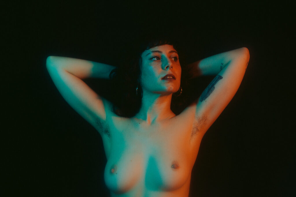 Intimate photo shoot