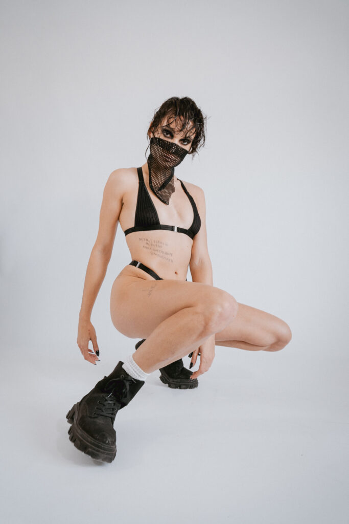 Photoshoot for lingerie brand