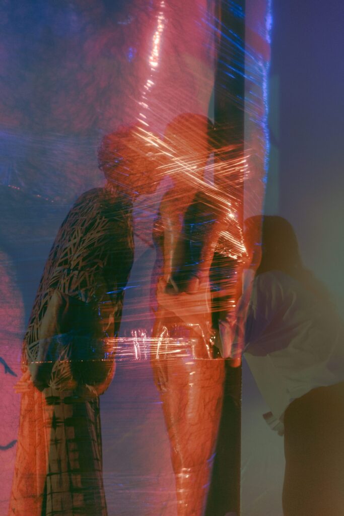 Doble exposiciones evento sensorial explícito