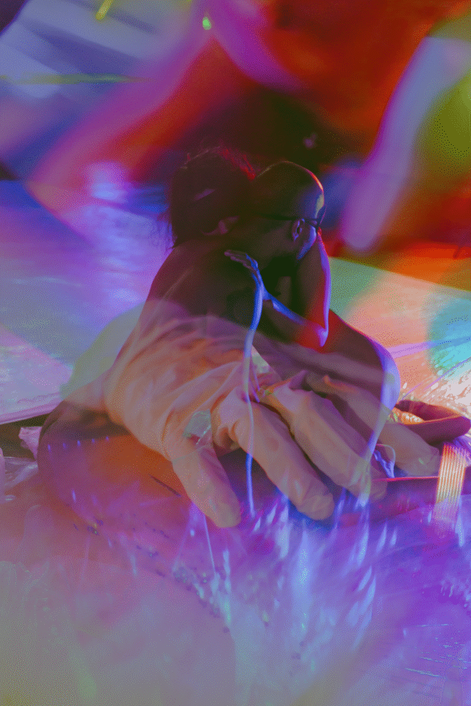 Doble exposiciones evento sensorial explícito