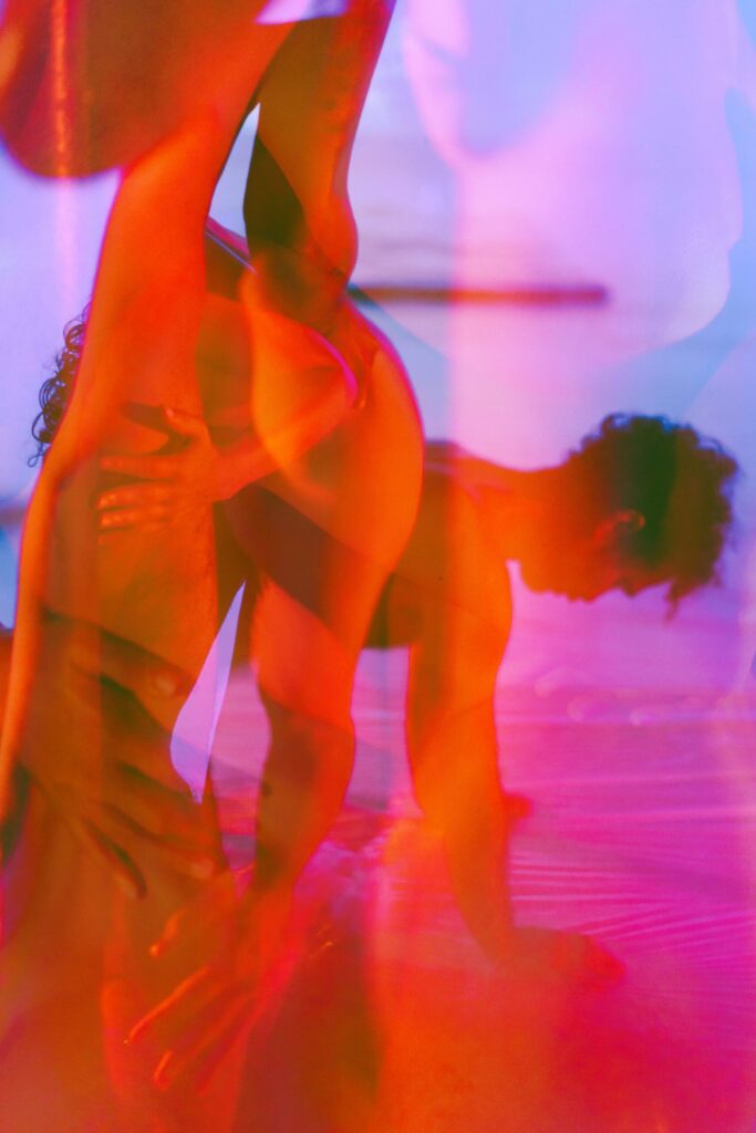 Doble exposiciones evento sensorial explícito