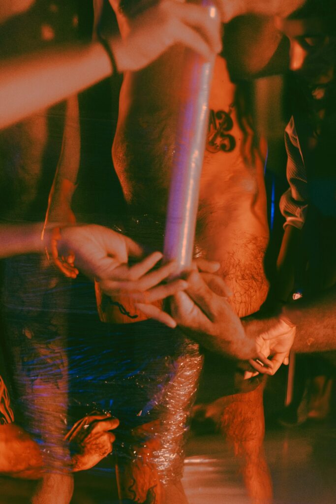 Doble exposiciones evento sensorial explícito