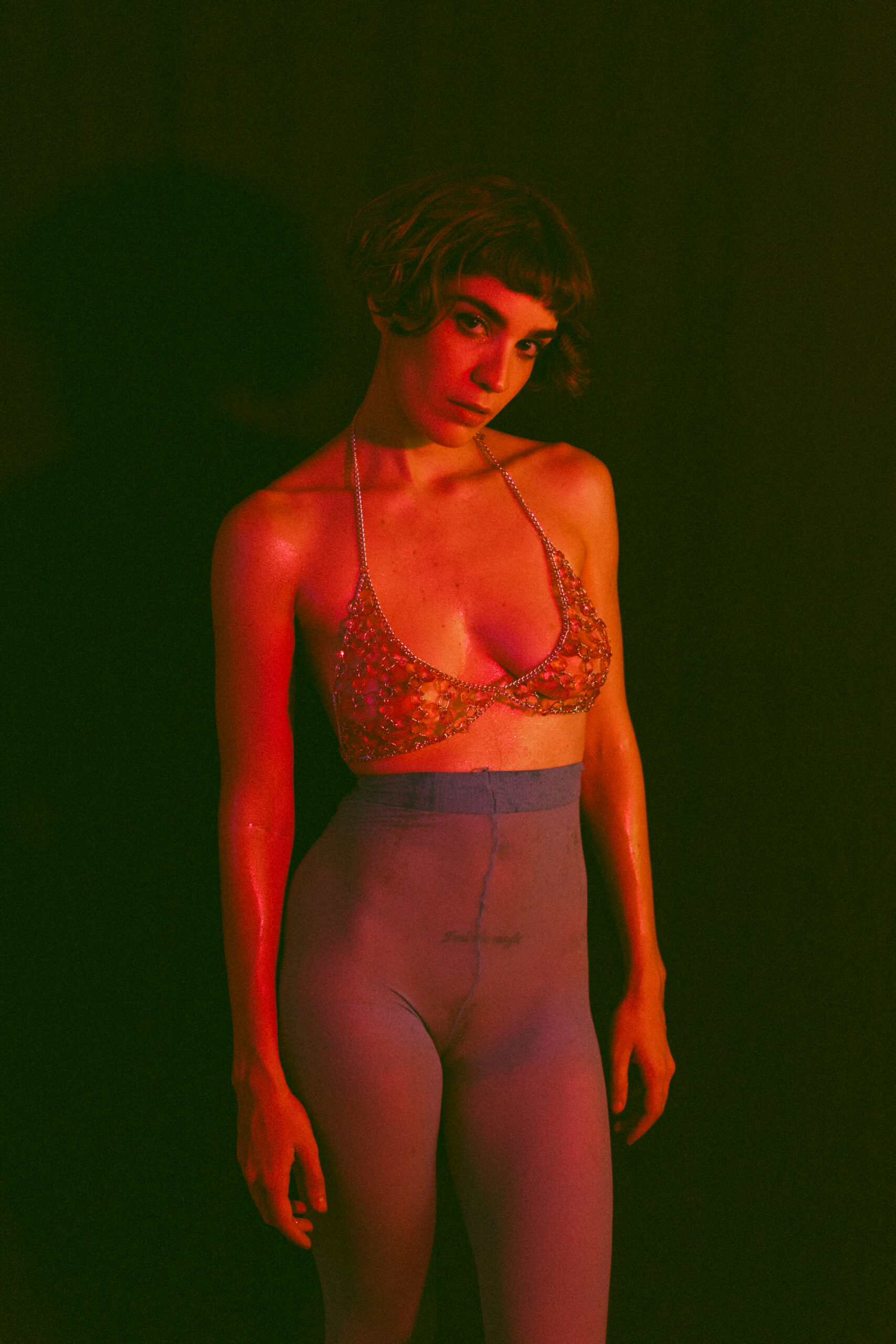 Experimental studio photoshoot