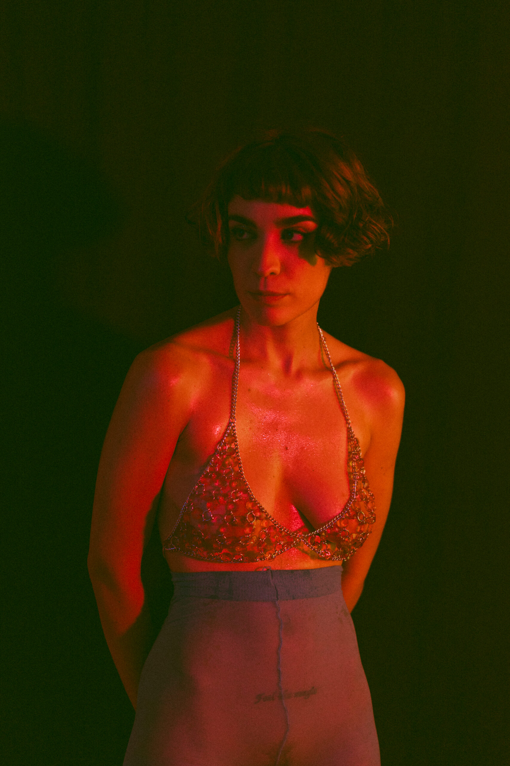 Experimental studio photoshoot