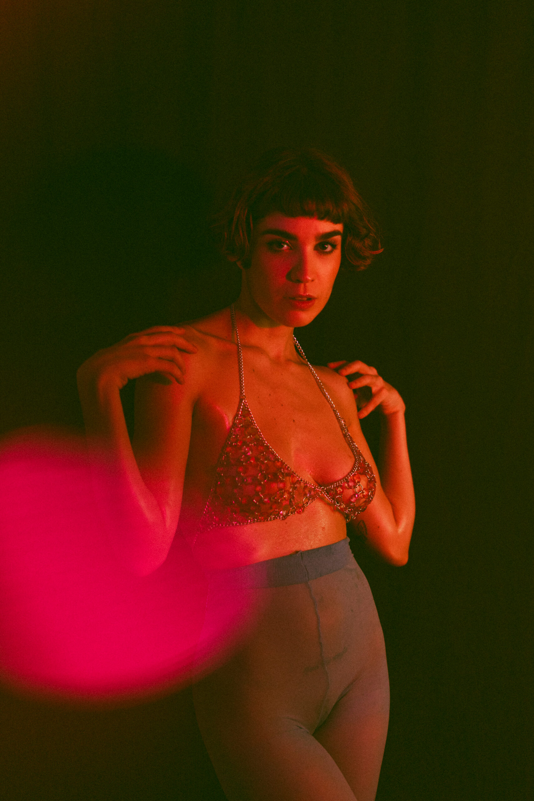 Experimental studio photoshoot