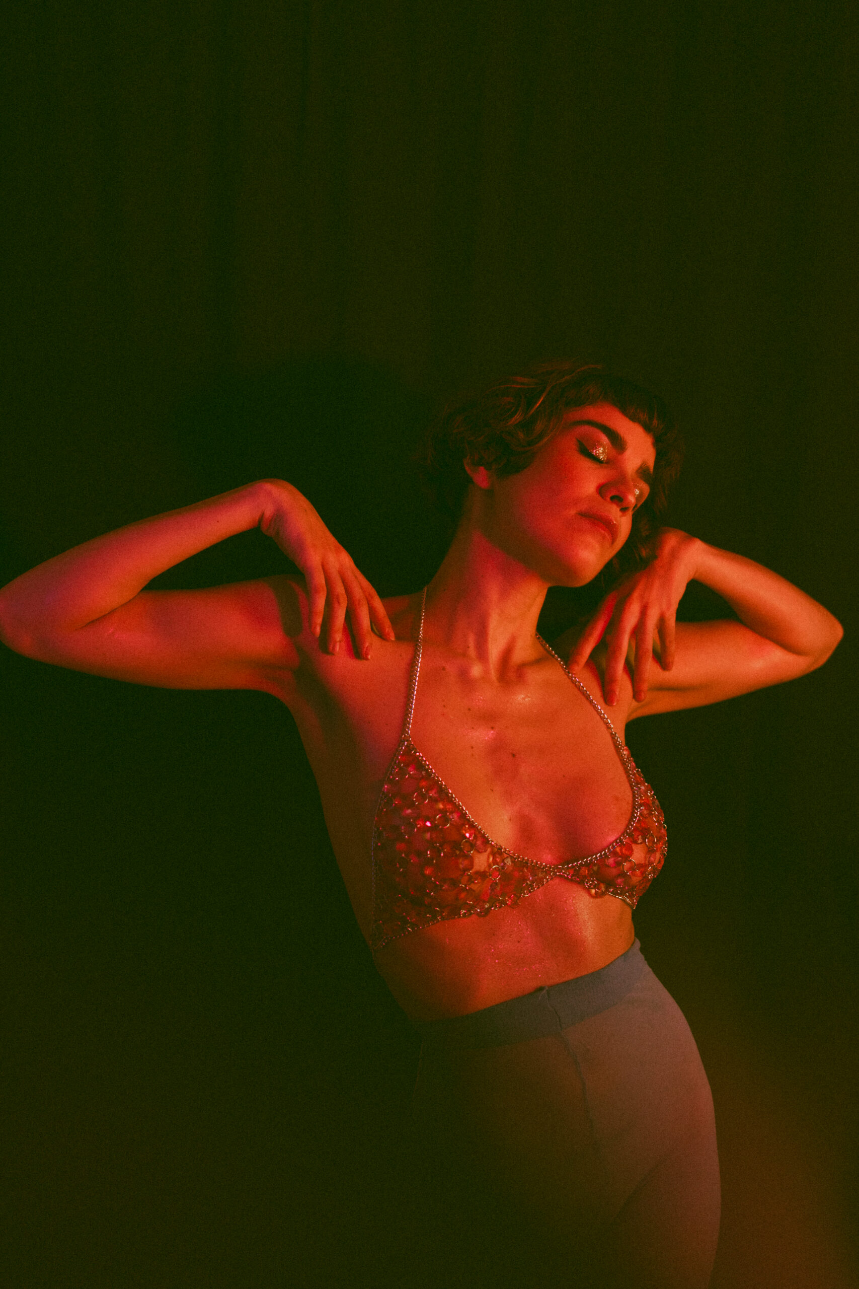 Experimental studio photoshoot