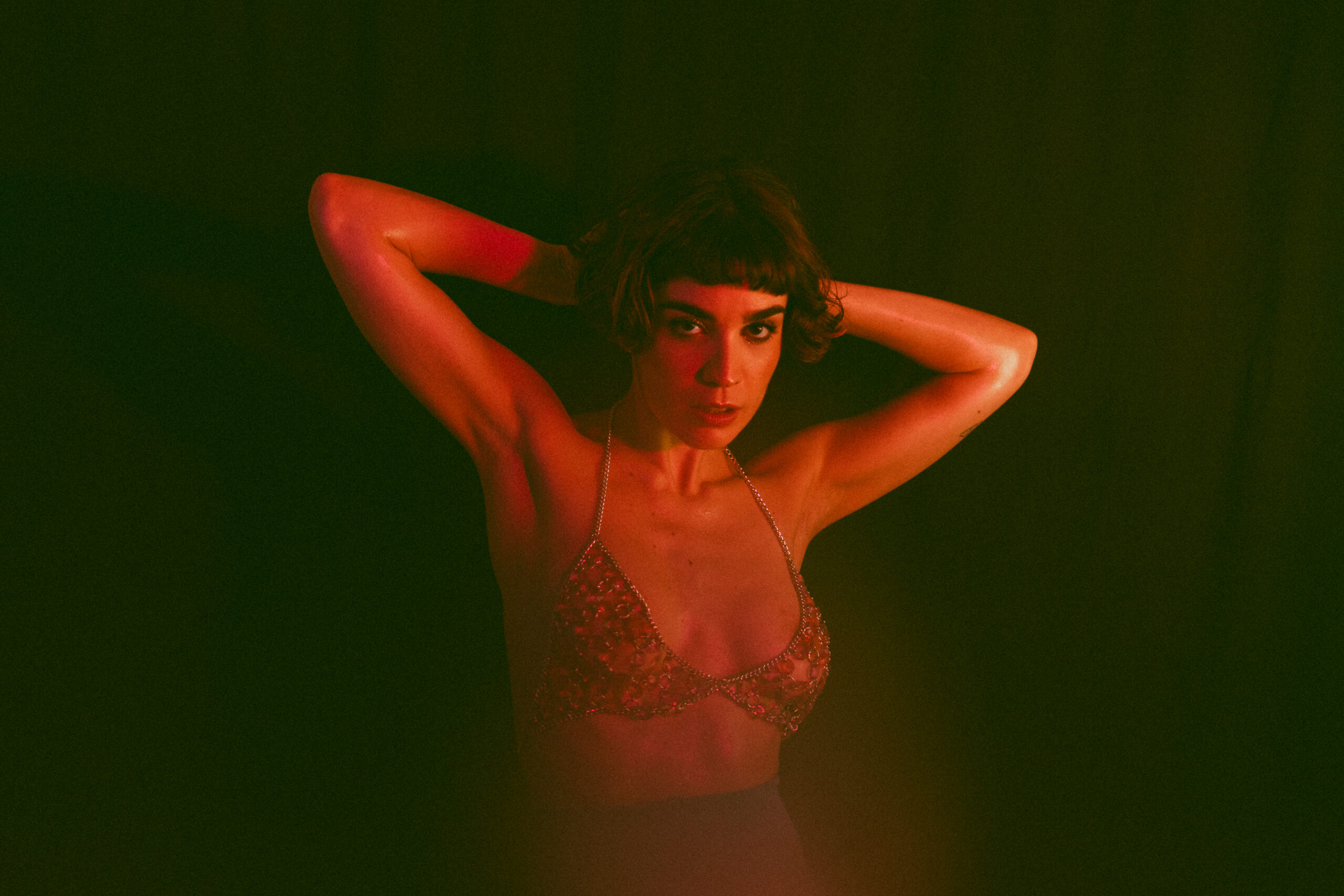 Experimental studio photoshoot