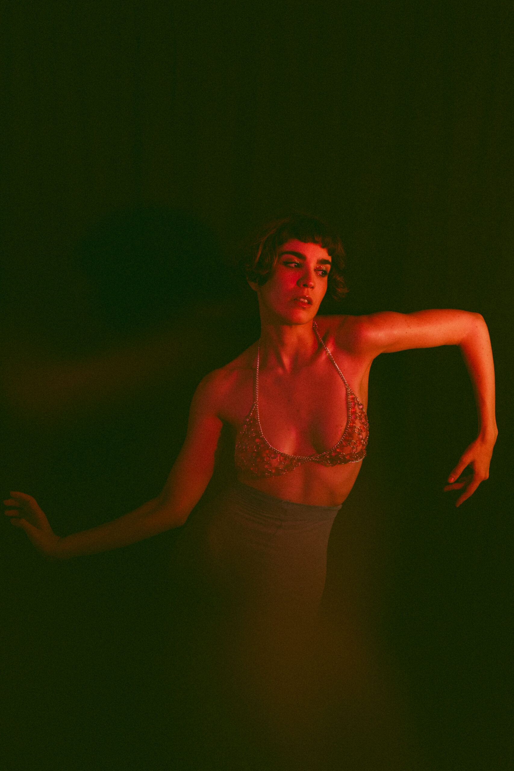 Experimental studio photoshoot