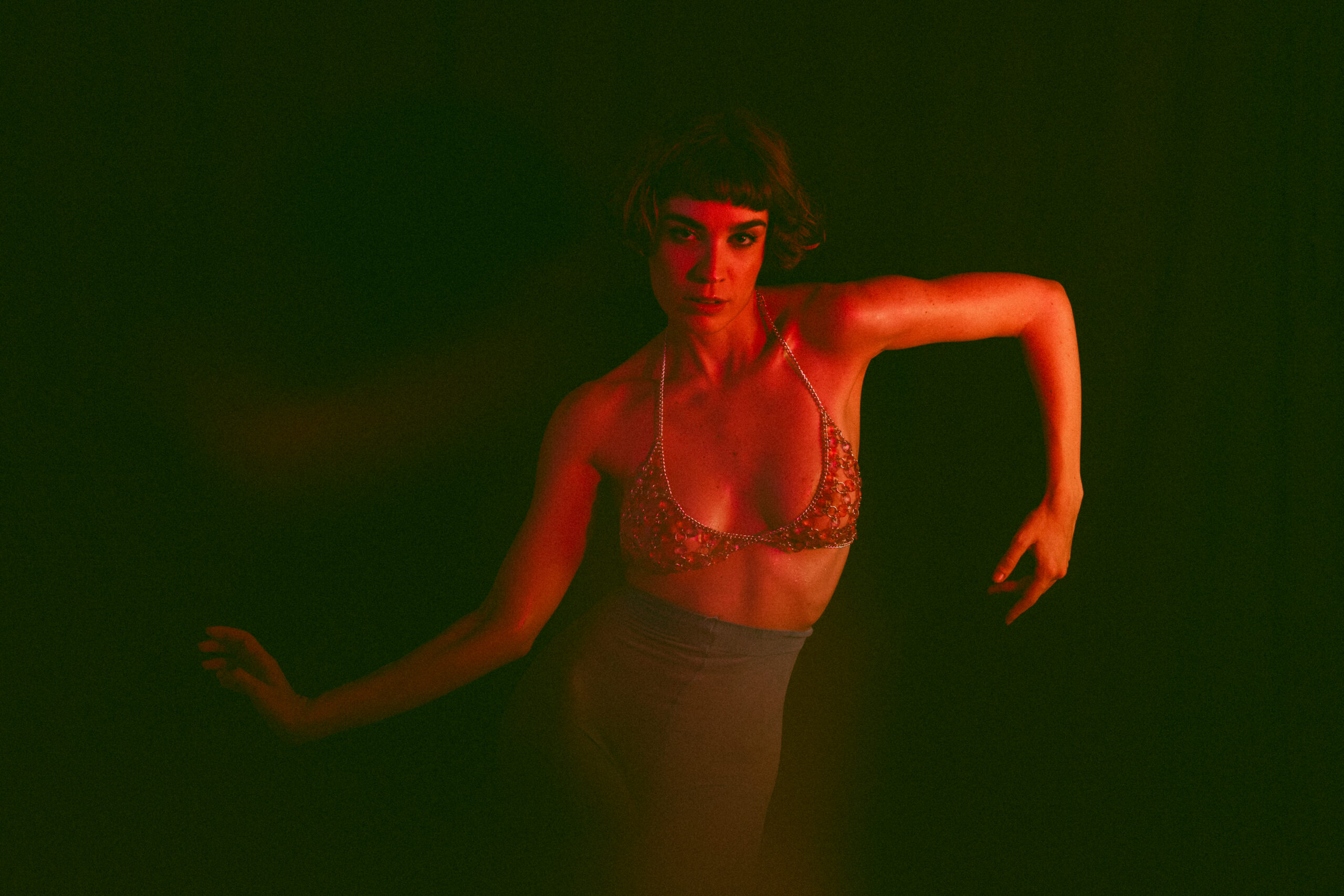 Experimental studio photoshoot