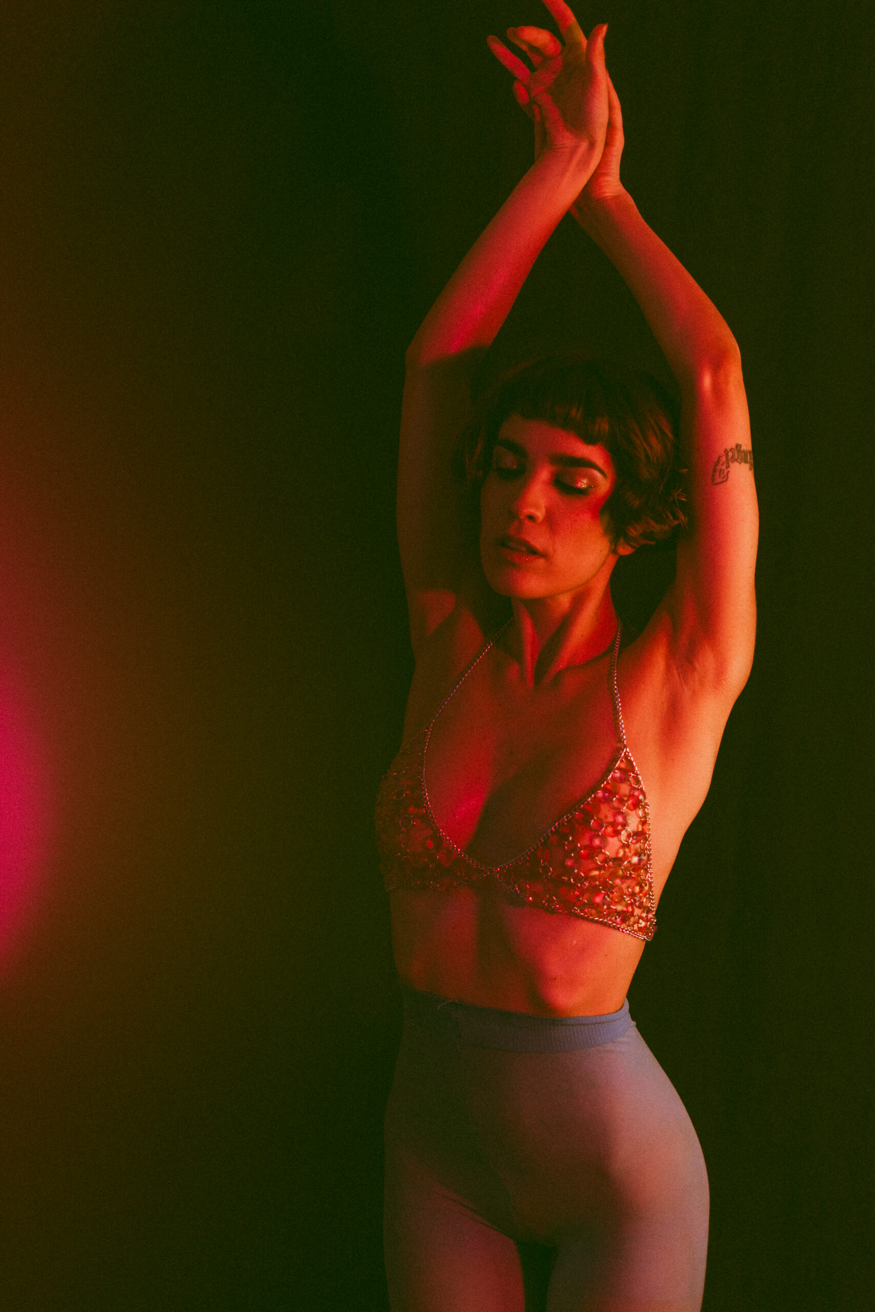 Experimental studio photoshoot