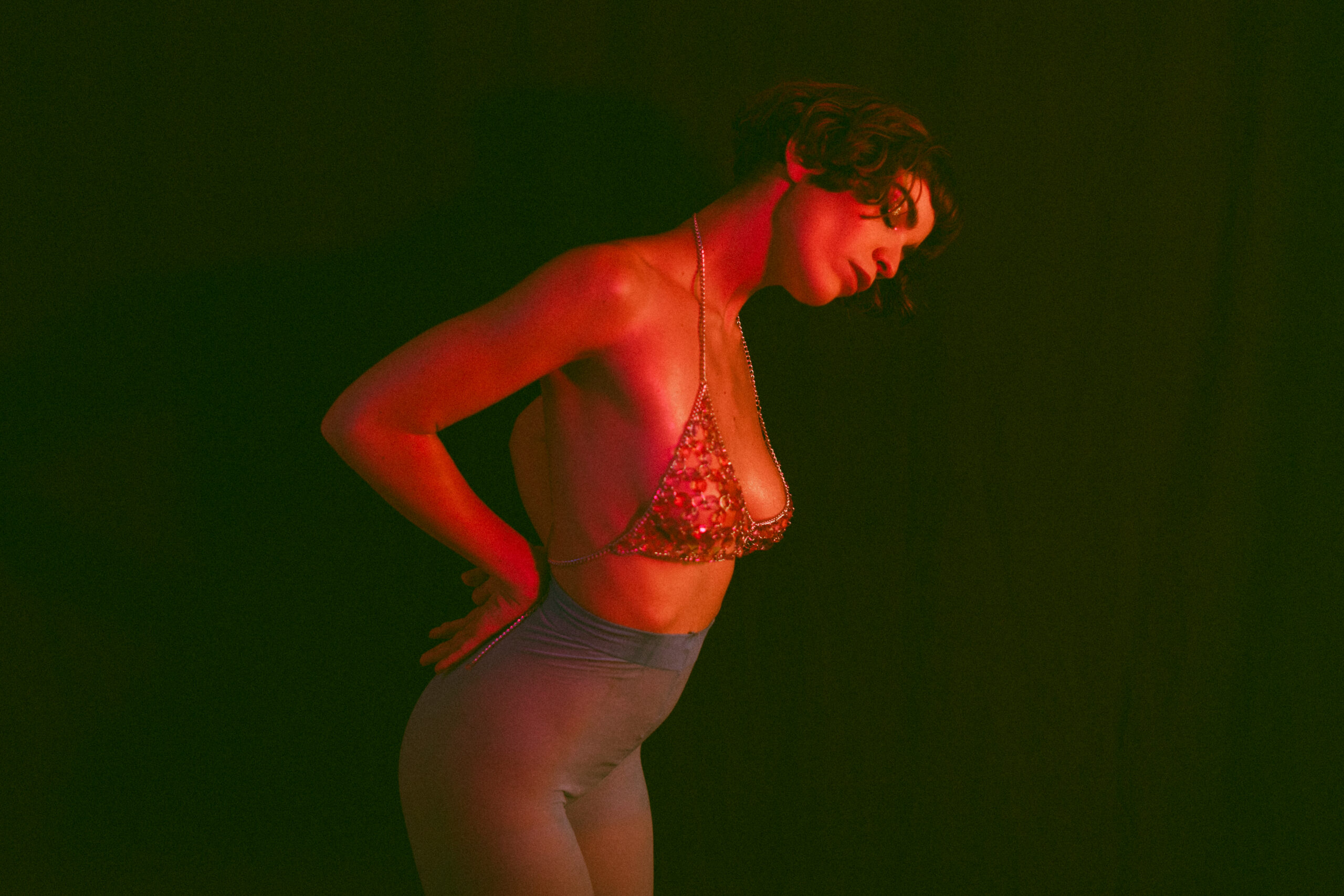 Experimental studio photoshoot