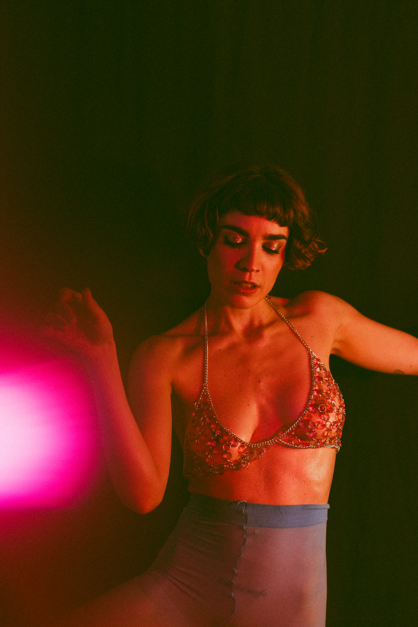 Experimental studio photoshoot