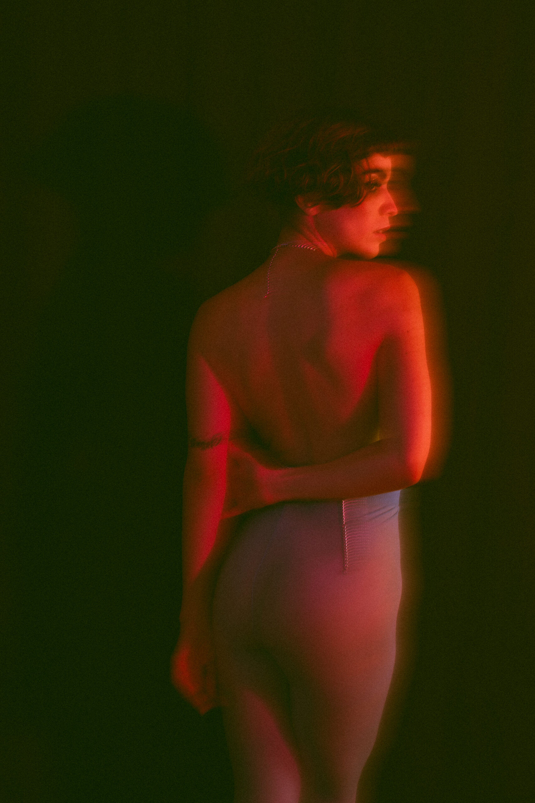 Experimental studio photoshoot