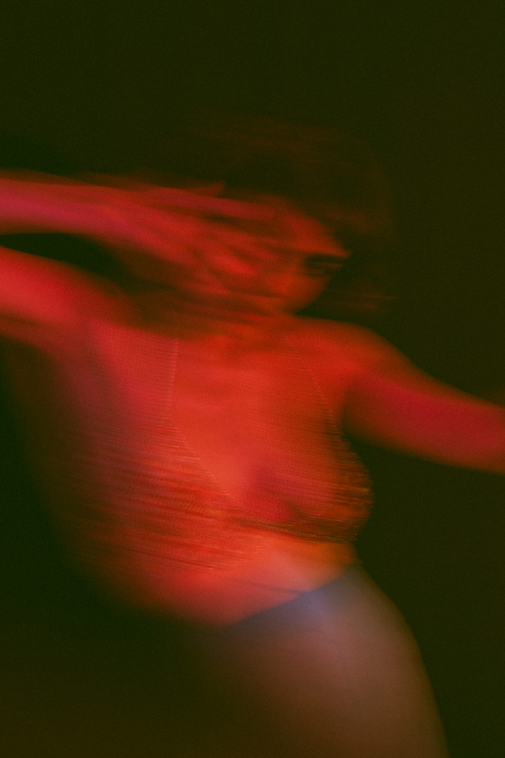 Experimental studio photoshoot