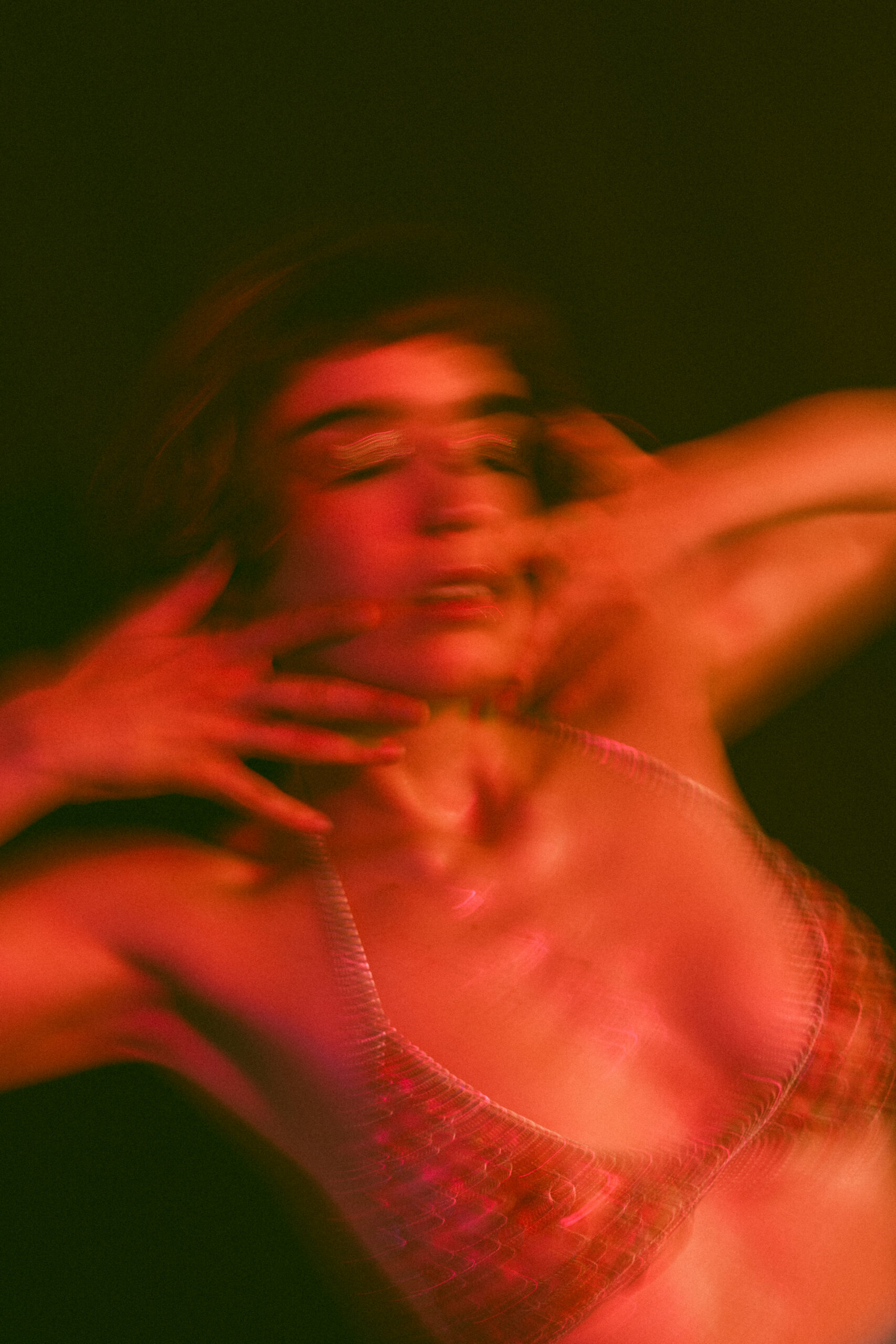 Sesión de fotos experimental en estudio